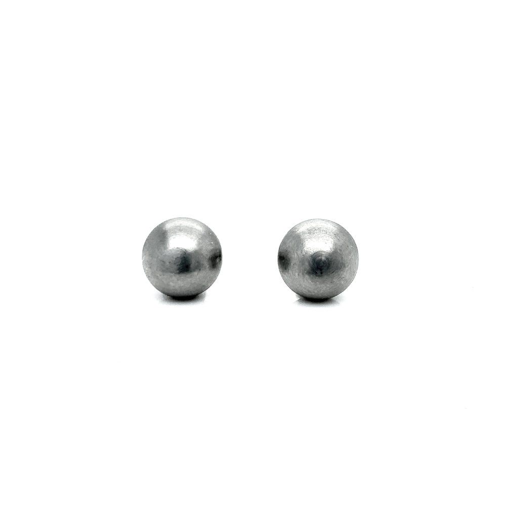 The Love Silver Collection Sterling Silver 6mm Ball Stud Earrings |  very.co.uk